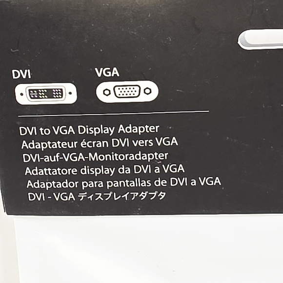 Apple White DVI to VGA Display Adapter - Picture 4 of 4